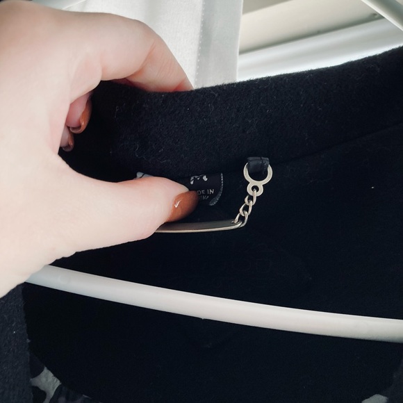 Black Pea Coat - Picture 3 of 3